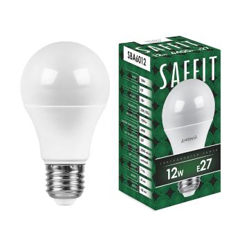 Лампа светодиодная Saffit SBA6012 A60 12W E27 6400K 55009