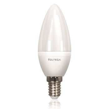 Лампа светодиодная Voltega Simple LED Свеча 5.5W E14 4000K VG2-C2E14cold5W 8338