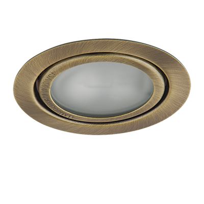 Встраиваемый светильник Lightstar Mobi Inc G4 зеленая бронза 003201