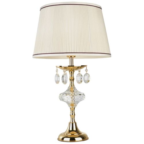 Настольная лампа Wertmark Victoria золото/бежевый WE349.01.304