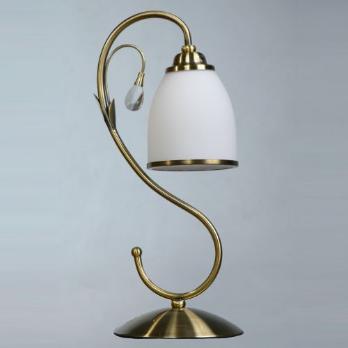 Настольная лампа Brizzi Tarragona бронза/белый MA 02640Т/001 Bronze