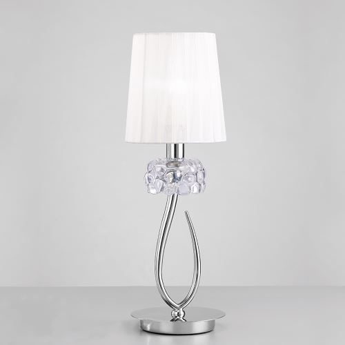 Настольная лампа Mantra Loewe белый/хром 4637