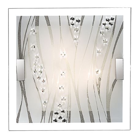 Светильник настенно-потолочный Sonex Kadia хром/белый 1227