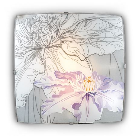 Светильник настенно-потолочный Sonex Iris никель/белый 1230
