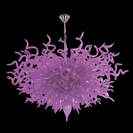 Люстра подвесная Osgona Artglass хром/фиолетовый 890040