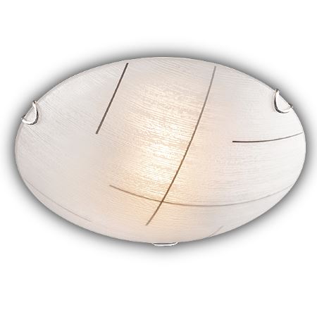 Светильник настенно-потолочный Sonex Lint Black хром/белый 155/K