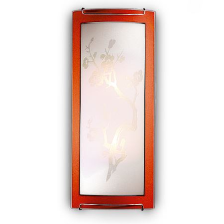 Бра Sonex Sakura хром/оранжевый/белый 1648