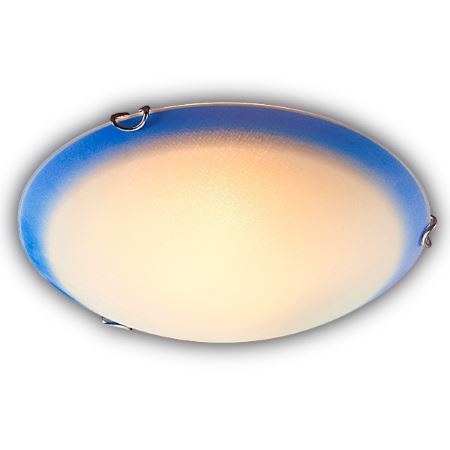 Светильник настенно-потолочный Sonex Tessuto хром/синий/белый 170