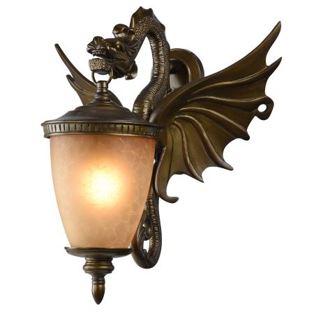 Светильник уличный Favourite Dragon золотисто-коричневый 1717-1W