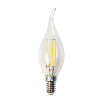 Лампа светодиодная Feron LB-59 филамент свеча на ветру C35T 5W E14 2700K 25575