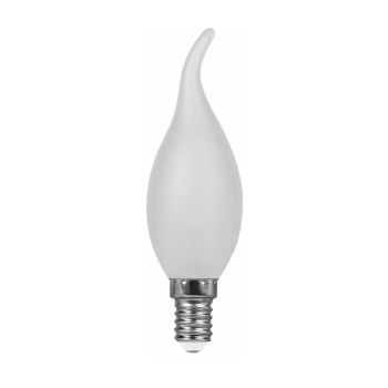 Лампа светодиодная Feron LB-59 филамент свеча на ветру матовая C35T 5W E14 2700K 25649