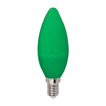 Лампа светодиодная Ecola Candle LED Color 6W E14 Green C4TG60ELY