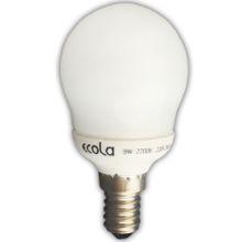 Лампа энергосберегающая Ecola Globe 9W ELG G45 E14 4100K(K4SV09ECC)