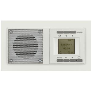 Встраиваемое радио Siemens Delta Miro Color титановобелый 5TC1060