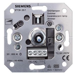 Механизм светорегулятора Siemens Delta I-System 600Вт 5TC8257