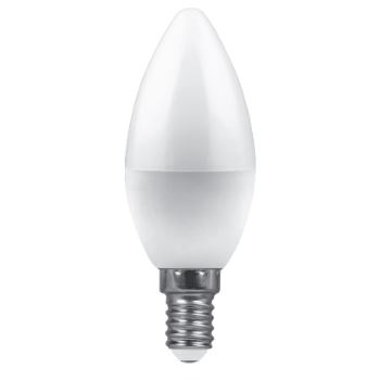 Лампа светодиодная Feron LB-570 свеча C37 9W E14 4000K 25799