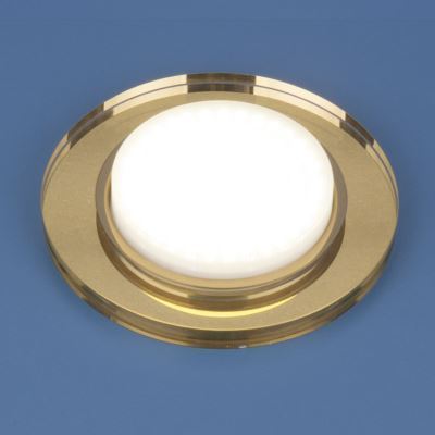 Встраиваемый светильник Elektrostandard 8061 GX53 зеркальный/золото