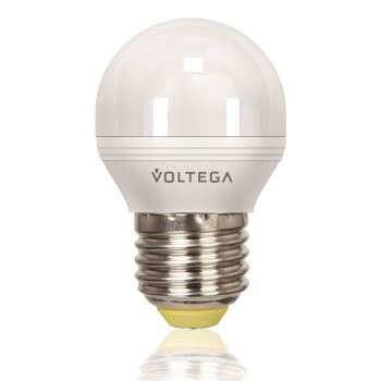 Лампа светодиодная Voltega Simple LED Шар 5.7W E27 2800K