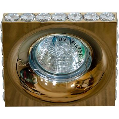 Встраиваемый светильник Feron DL202-C золото/прозрачный
