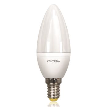 Лампа светодиодная Voltega Simple LED Свеча диммируемая 6W E14 2800K VG2-C2E14warm6W-D 5491