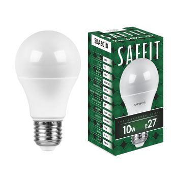 Лампа светодиодная Saffit SBA6010 A60 10W E27 6400K 55006
