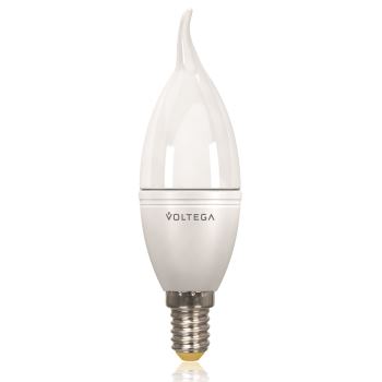 Лампа светодиодная Voltega Simple LED Свеча на ветру 5.5W E14 2800K VG2-CW2E14warm5W 8339
