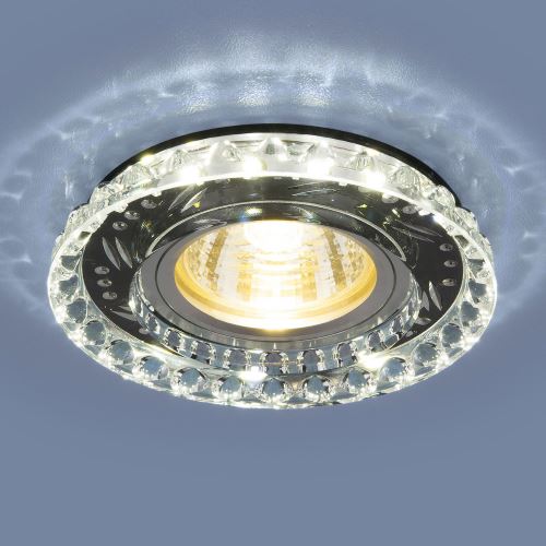 Встраиваемый светильник Elektrostandard 8351 MR16 CL/BK прозрачный/черный