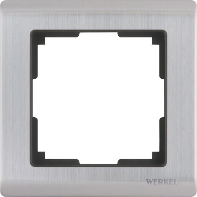 Рамка Werkel Metallic 1 пост глянцевый никель WL02-Frame-01