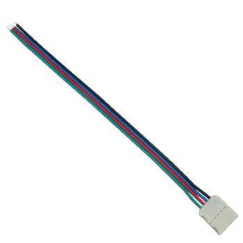 Коннектор для светодиодной ленты RGB Ecola LED Strip Connector гибкий односторонний SC41U1ESB